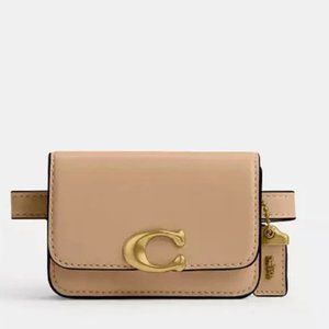 Coach Tan Bandit Card Case Belt Bag NWT